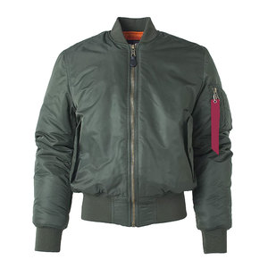 Chaqueta Bomber de Alta Calidad para Hombre, 100% Poliéster, Resistente al Viento, Transpirable, con Cuello Alto, Personalizable para Invierno, Suministro al por Mayor - Product Image 1