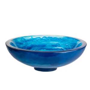 Mini cuenco de resina verde hecho a mano, textura de mármol, patrón de remolino Aqua para el hogar, restaurante, exhibición de frutas con diseño de estilo Ángel - Product Image 1