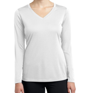 Camiseta de Verano para Mujer, Cuello Redondo, Venta al por Mayor, Casual, Ajustada, de Secado Rápido, Manga Larga, Anti-Pilling, Jersey Sólido, Personalizada, Comprimida - Product Image 1