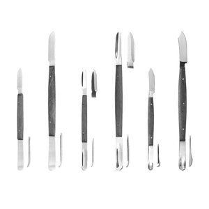 Vente chaude Premium Allemand En Acier Inoxydable Instruments Dentaires 10 Pièces Ensemble Couteau Cire Mélange Sculpteurs Haute Qualité Manuel Puissance - Product Image 1