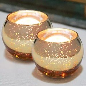Purple Tree Glass Orb <b>Tealight</b> <b>Candle</b> Holders for Christmas Corporate Gifts Home Decor Gift Item Diwali - Product Image 5