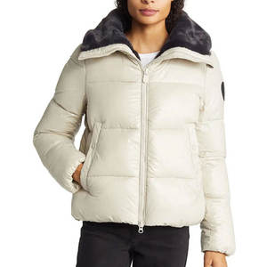 Meilleures ventes de vestes coupe-vent longues en coton imperméable et respirant pour femmes de grande taille avec logo personnalisé fabriquées au Pakistan - Product Image 1