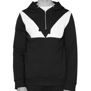 2025 automne nouveaux sweats à capuche hommes surdimensionné demi fermeture éclair à capuche en plein air loisirs sport hommes à capuche tenue décontracté pull sweat - Product Image 2