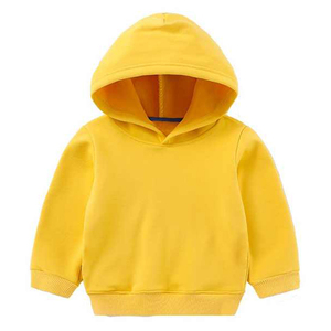 Sudadera con capucha de tela de Jersey de calidad de marca de diseño personalizado, ropa de calle de todos los colores, ropa activa de moda para bebés, niños y niñas - Product Image 4