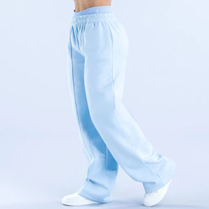 Pantalones Deportivos de Verano para Mujer, Cintura Elástica, Felpa, 100% Algodón, Tejido Recto, Transpirable, Secado Rápido, Bolsillos Impermeables, OEM - Product Image 4