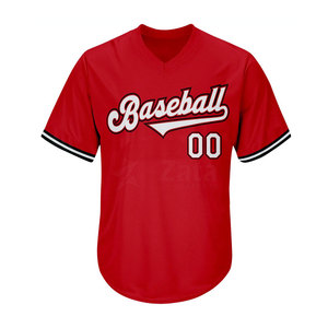 Camisetas de béisbol transpirables ligeras y baratas para hombre, poliéster 100% de secado rápido para la venta en línea - Product Image 1