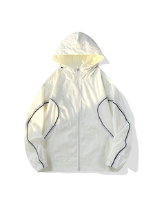 Chaqueta de Protección Solar UPF 50+ Personalizada por el Fabricante, 100% Poliéster, Secado Rápido, para Exteriores, al por Mayor, Sólida, de Manga Larga, con Capucha - Product Image 3