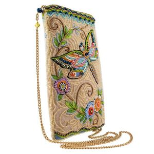 Pochettes de téléphone en perles de rocaille colorées pour les sorties décontractées sac de téléphone en perles de rocaille de style ethnique pochette de téléphone brodée en perles de rocaille - Product Image 2
