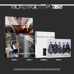[SET] MONSTA X - The Phase EP Álbum 4 Photobook + 5 DIGIPACK Ver. - Product Image 4