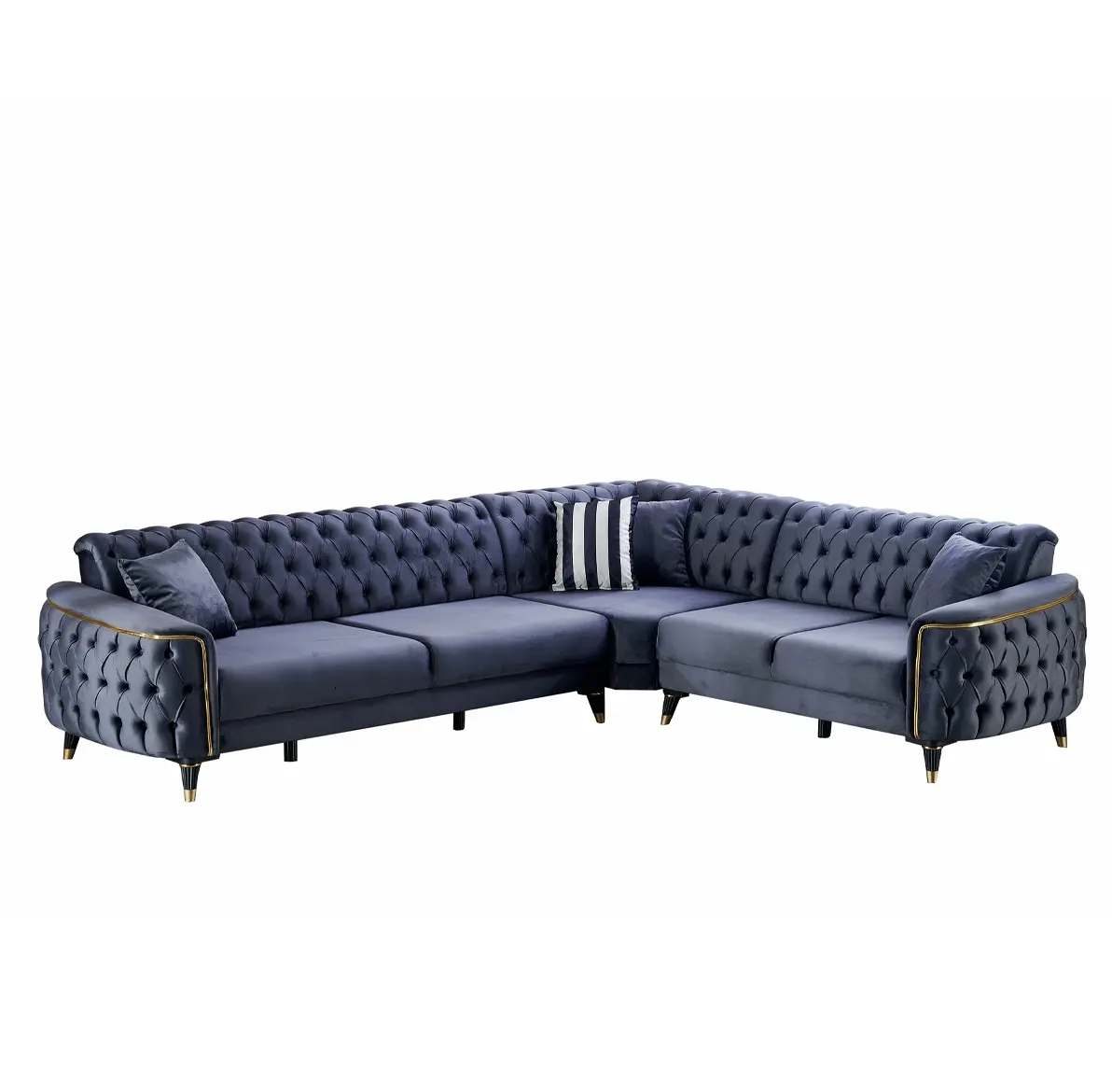 Luxe petit appartement tissu grands canapés meubles Simple moderne contemporain Design canapé ensemble meubles de maison luxueux turc