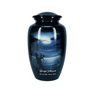OEM Manufacture Aluminum Cremation <b>Urn</b> <b>For</b> Human <b>Ashes</b> Ideal <b>For</b> Providing Strong Protective Memorial Storage - Product Image 2