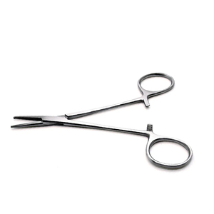 Pinzas hemostáticas de acero Abrazaderas quirúrgicas Abrazadera de bloqueo de hemostato médico Certificado CE para uso hospitalario y de laboratorio - Product Image 3