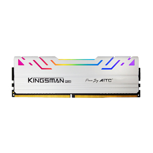 [KINGSMAN GAMING] Mémoire RAM RVB blanche PC4 25600 16GBX2 3200MHz double kit pour ordinateur de bureau - Product Image 2