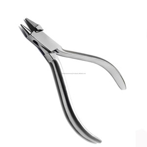 Alicates de ortodoncia para doblar alambres, tipo pico de pájaro, para formar bucles en ángulo, instrumentos dentales de acero inoxidable con certificación CE, ergonómicos y manuales. - Product Image 1