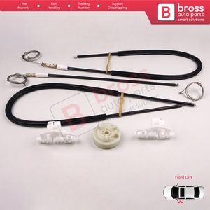 Kit de réparation de lève-vitre électrique BWR586 gauche pour Megane MK2 BM0/1 CM0/1 2002-2009 3 portes Hatchback Coupé 8200325138 - Product Image 4