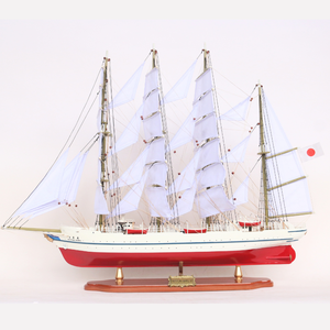 Gia Nhien Conception personnalisée du fabricant NIPPON MARU II (1984) Maquette de bateau en bois Modèle de bateau en métal plaqué de haute qualité Artisanat - Product Image 1