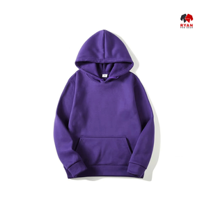 เสื้อฮู้ดดี้ผู้ชาย Ryan Pro Gear ดีไซน์กระเป๋า พร้อมโลโก้สั่งทำด้านหน้า ผ้าฟลีซคอตตอน 100% สวมใส่สบายสำหรับฤดูหนาว สไตล์โมเดิร์น - Product Image 2