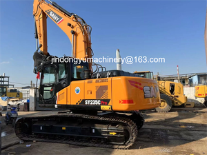 Excavadora de orugas SANY SY235C PRO de 24 toneladas usada con componentes de caja de cambios central en stock a la venta SY215C SY245H - Product Image 3