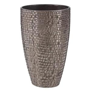 Recién llegado, florero moderno de acero inoxidable ecológico, mesa auxiliar, tamaño mediano, decoración de mesa decorativa para el hogar, sala de estar - Product Image 3