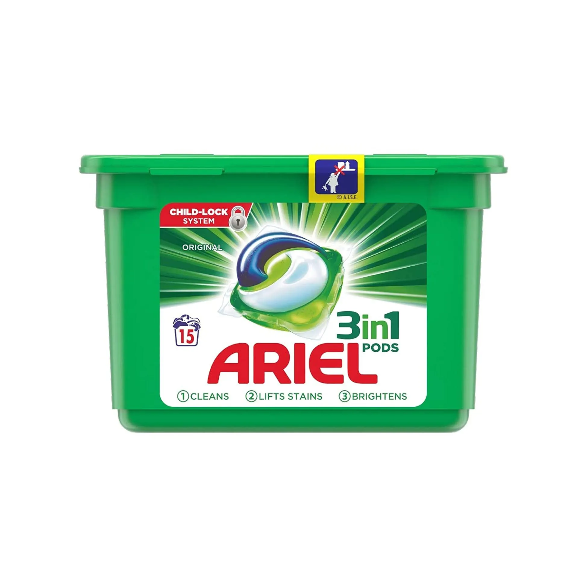 Ariel All in One Pods, 120 Washes Easy to Use Clean Lift Stains Fresh Laundry for sale