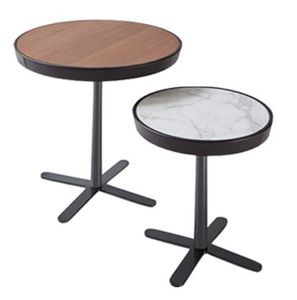 โต๊ะกาแฟโลหะทรงกลมพร้อมหินอ่อนท็อปเฟอร์นิเจอร์ห้องนั่งเล่นการออกแบบที่ทันสมัย - Product Image 1