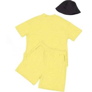 Ensembles Jumeaux 2025 – Vente en Gros – Personnalisés – Hommes – Style Col Rond Ample – Manches Courtes – Automne – Style Urbain – Respirants – Uni – Poche – Couleur Unie – Coton - Product Image 2