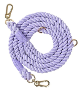 Stone Grey Organic Cotton Rope <b>Dog</b> <b>Leash</b> Pet Supplies Accessory Customized Colored Cotton Rope Handmade <b>Dog</b> <b>Leash</b> Pet <b>Leash</b> Set - Product Image 1