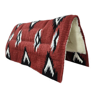 Tapis de selle en laine haute densité de qualité supérieure pour les chevaux Couches respirantes et confort supérieur pour la performance de l'équitation Doublure en tissu - Product Image 1