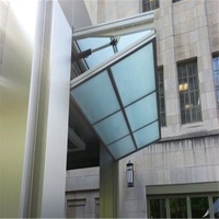 Ventana Plegable de Aluminio Topwindow, Ventanas de Vidrio Plegables, Ventana Plegable Vertical Automática para Balcón o Tienda