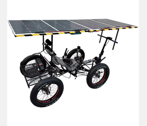 *Listo para envío* Bicicleta reclinada eléctrica TrikExplor Bafang 500w todoterreno con neumáticos gruesos F420E con panel solar - Product Image 3