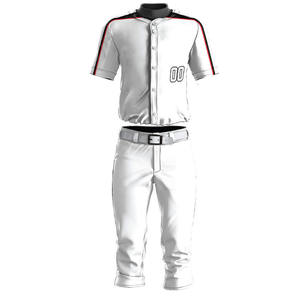 Uniforme de baseball 100% polyester de meilleure qualité avec marque privée Style unique Concevez vos propres uniformes de baseball et de softball - Product Image 4