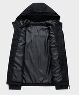 Veste à capuche brodée à la machine pour homme, style décontracté, tendance, avec logo personnalisé OEM, vêtements de marque tendance, veste de travail