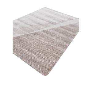 Abstract Pattern <b>Hand</b> <b>Tufted</b> Wool & Viscose <b>Rugs</b> Grey & Black 'Pathways' for Home Decor-Tnq-1397 - Product Image 2