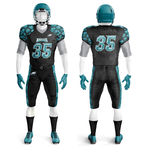 youth and adult american football uniform set lightweight durable polyester game practice training wear american football - Product Image 3