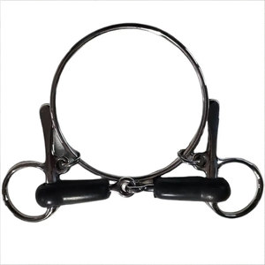 Mors de cheval en acier inoxydable avec grand anneau, taille de la bouche 4 3/4 pouces, spécial pour le marché du Moyen-Orient - Product Image 3