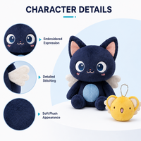 Jouets en peluche personnalisés de 10 cm, mini personnages, animaux mignons, poupées en peluche, conception OEM ODM pour cadeaux en gros