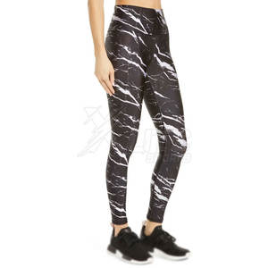 Legging de yoga pour femme grande taille, taille mi-haute, motif uni, écologique, qualité supérieure, idéal pour l'entraînement en salle de sport et la course à pied - Product Image 2