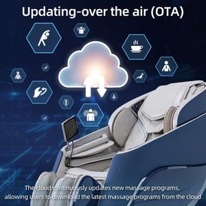 Full Body Massage Chair Shiatsu Zero Gravity Massage Chairs <b>Control</b> Back Heating Relaxing Massaging Recliner for Friend Family - Product Image 6