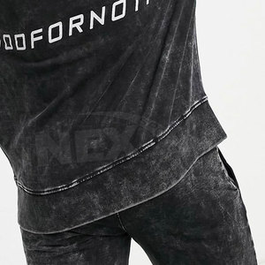 Men's High Quality Acid Wash Breathable 100% Cotton <strong>Tracksuit</strong> Sets Unique <strong>Style</strong> Custom Made Eco-Friendly Plus Size for Winter - Product Image 6