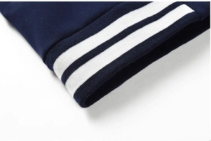 Veste universitaire personnalisée de style de rue pour hommes en cuir PU manches Letterman Streetwear avec col montant vêtements d'hiver pour hommes - Product Image 2