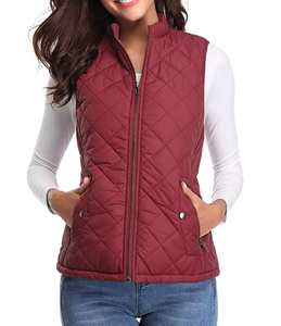 Chaleco Acolchado para Mujer, Primavera-Otoño 2025, Transpirable, Impermeable, Ecológico, para Golf y Equitación, Liso Teñido - Product Image 4