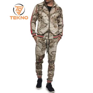 Custom sublimation tracksuit for men with <b>detailed</b> printing flexible fit and soft fabric for all day performance and comfort - Product Image 1