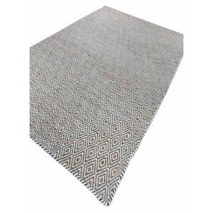 พรมอะบราชบลู แฟลตวีฟส์ วูล&วิสโคส ลายเรขาคณิต สำหรับใช้ในบ้าน-Adwv-13047 - Product Image 2