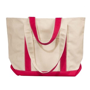 Sac fourre-tout en toile de coton surdimensionné personnalisé en gros sac décontracté pliable de grande capacité - Product Image 4