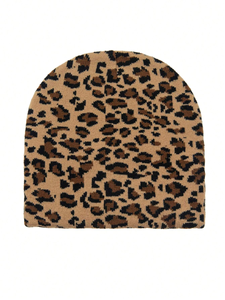 หมวกบีนนี่ผ้าฝ้าย100% อะคริลิคถักสำหรับผู้หญิงหมวกบีนนี่แบบเรียบผลิตตามสั่งสำหรับฤดูหนาวขายส่ง - Product Image 2