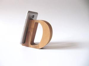 Soporte de Madera para Teléfono Móvil, Base de Escritorio Ajustable para Cama y Hogar, Resistente al Polvo - Product Image 4