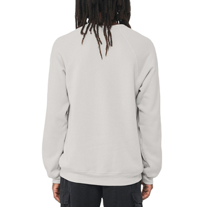 Sudaderas de punto de cuello redondo antiarrugas de forro polar de 100% gramos de algodón 450 en blanco con estampado de logotipo frontal personalizado al por mayor para hombre - Product Image 4