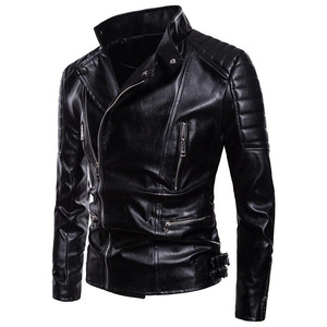 Veste en cuir pleine fleur pour homme, cuir épais et résistant, respirant, séchage rapide, imperméable, motif pour la conduite à moto - Product Image 1