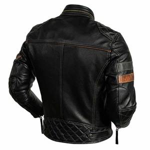 Chaqueta de Cuero Premium para Hombre, Estilo Motero Moderno, Forro de Algodón Impermeable para Invierno, Gran Venta 2025 - Product Image 3