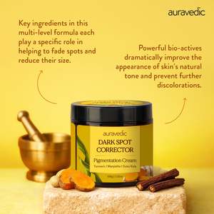 Crema Facial para Piel Sensible 50ml, Corrector de Manchas Oscuras y Crema para la Pigmentación con Cúrcuma, Arbutina y Arroz Aclarante - Product Image 2